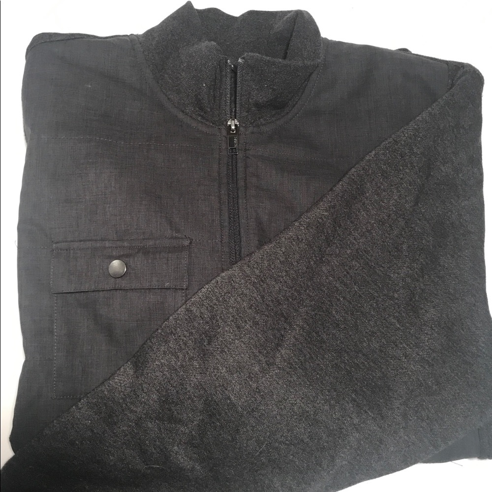 Alfani full zip lightweight utility shirt/jacket